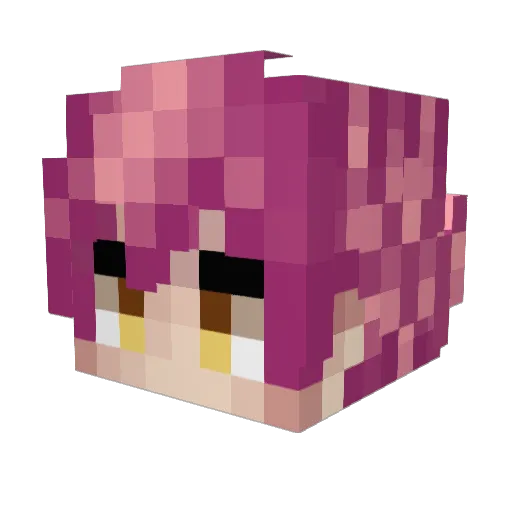 OhCEZ4R Minecraft avatar head, 3D render