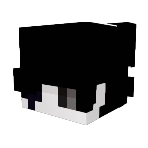 OhDamon Minecraft avatar head, 3D render