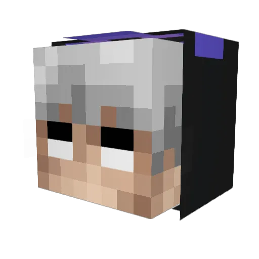 OhDepressed Minecraft avatar head, 3D render