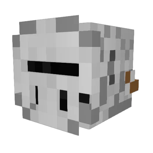 OhGodOhFrick Minecraft avatar head, 3D render