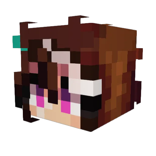 OhHenry07 Minecraft avatar head, 3D render