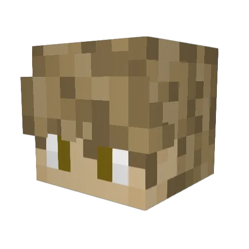 OhJacobMate Minecraft avatar head, 3D render