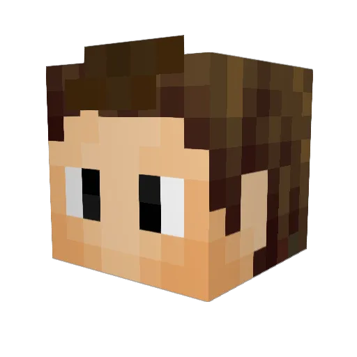 OhKyCheat Minecraft avatar head, 3D render