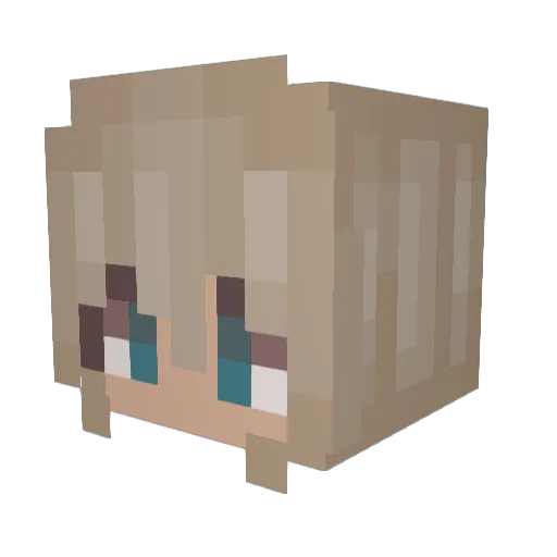 OhMexico Minecraft avatar head, 3D render