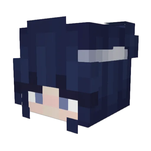 OhNoItsAdam Minecraft avatar head, 3D render