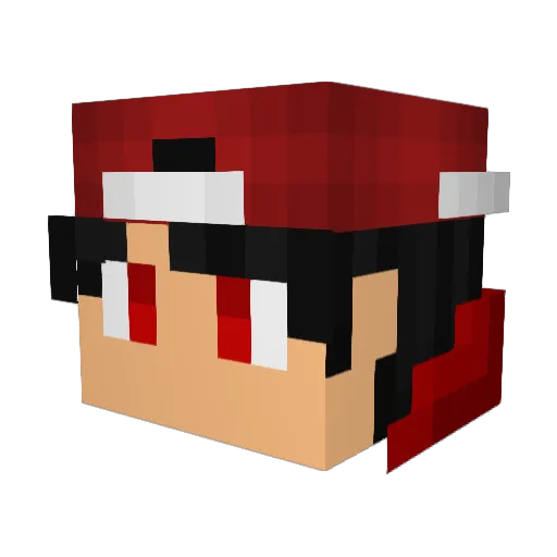 OhNoJay Minecraft avatar head, 3D render