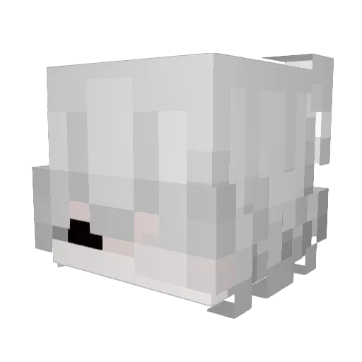 OhNoSenpai Minecraft avatar head, 3D render