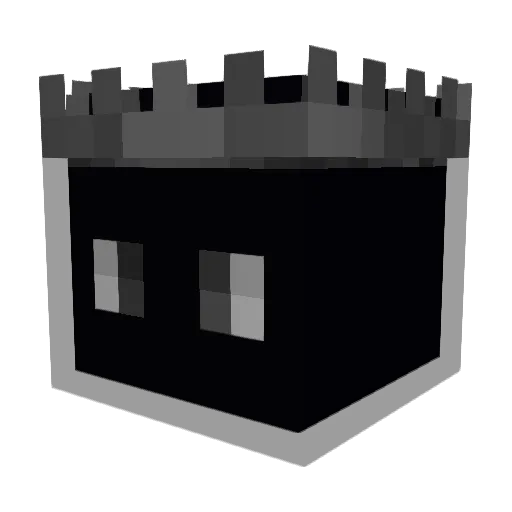 OhPeak Minecraft avatar head, 3D render