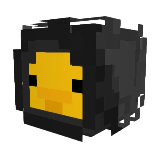 OhQuacks Minecraft avatar head, 3D render