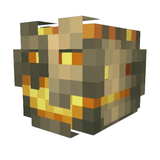 OhRizza Minecraft avatar head, 3D render