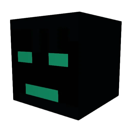 OhRyen Minecraft avatar head, 3D render