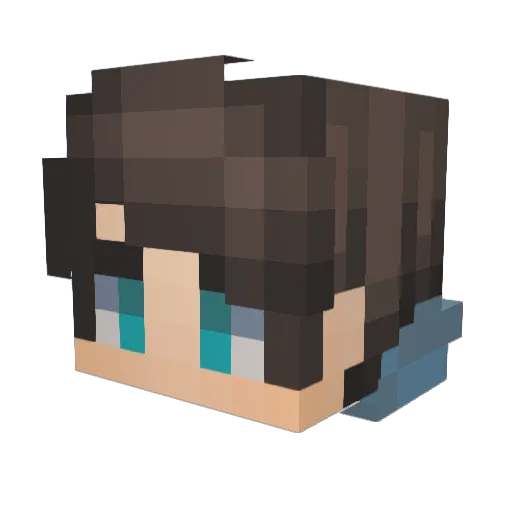 OhSenzu Minecraft avatar head, 3D render