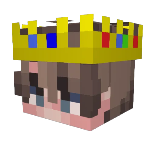 OhSoCreamy Minecraft avatar head, 3D render