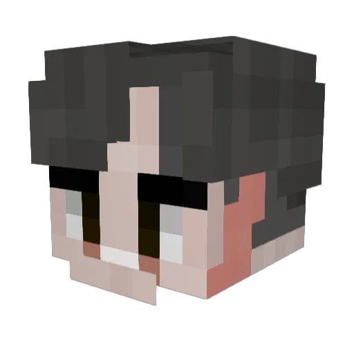 OhSory Minecraft avatar head, 3D render