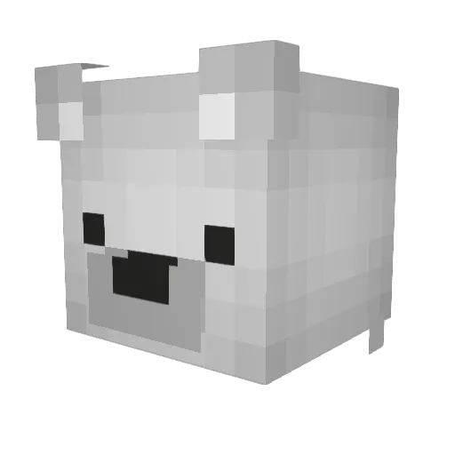 OhThatKelsie Minecraft avatar head, 3D render
