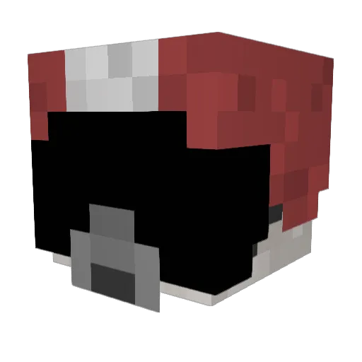 OhWssEUG Minecraft avatar head, 3D render