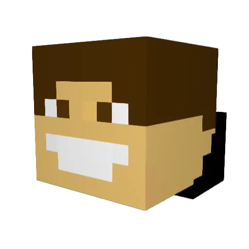 OhYasser Minecraft avatar head, 3D render