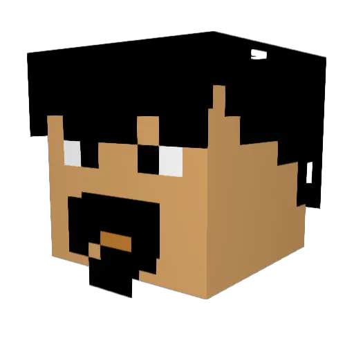 OhYeaKoolAid Minecraft avatar head, 3D render