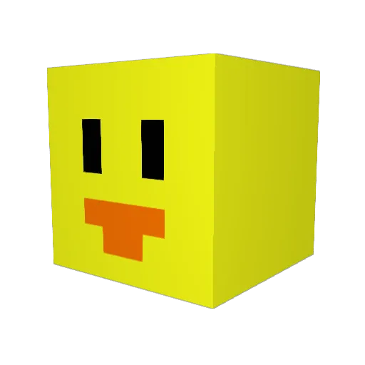OhZemm Minecraft avatar head, 3D render