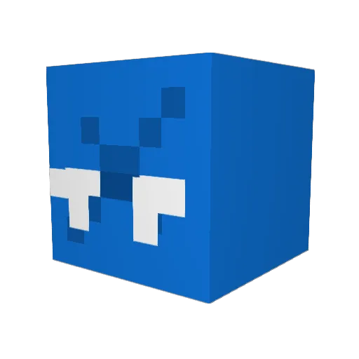 Oh_DeerLord Minecraft avatar head, 3D render