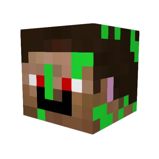 Oh_My_Matt Minecraft avatar head, 3D render