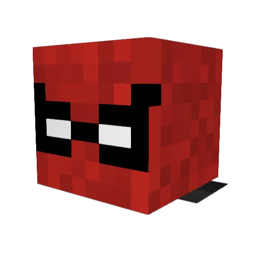Ohanick Minecraft avatar head, 3D render
