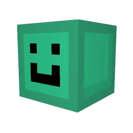 OhasBadatiya Minecraft avatar head, 3D render