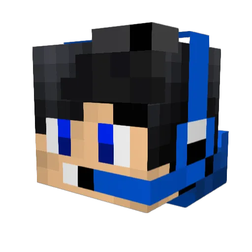 Ohdaesu62 Minecraft avatar head, 3D render