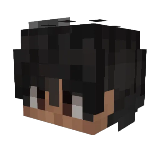 Ohefi Minecraft avatar head, 3D render