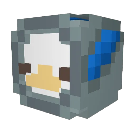 OhhBrad Minecraft avatar head, 3D render