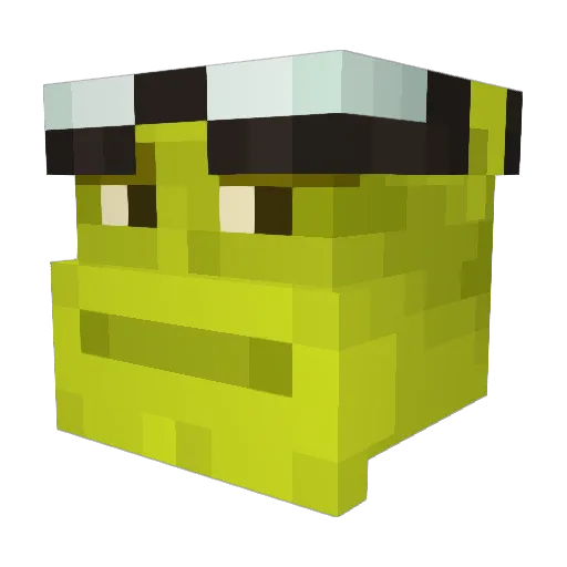 OhhellothereZ Minecraft avatar head, 3D render