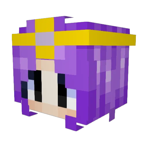 OhhhMyGLOB Minecraft avatar head, 3D render