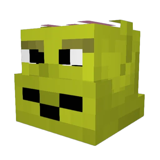 OhioRizzAcademy Minecraft avatar head, 3D render