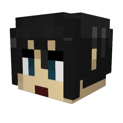 Ohitsdylan Minecraft avatar head, 3D render