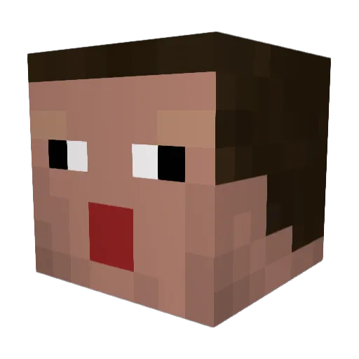 OhituZi Minecraft avatar head, 3D render