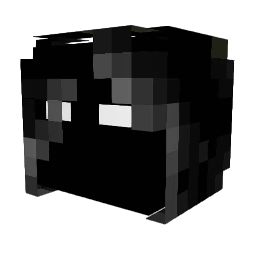 Ohjurot Minecraft avatar head, 3D render
