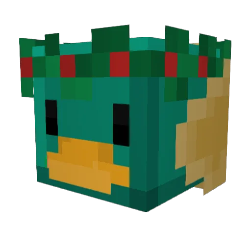 OhneBauen Minecraft avatar head, 3D render