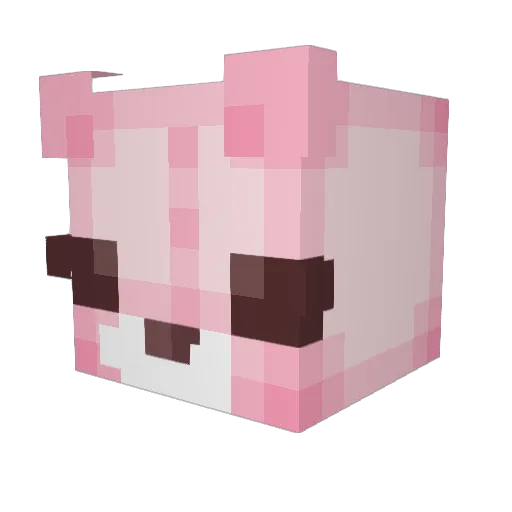 OhneMio Minecraft avatar head, 3D render