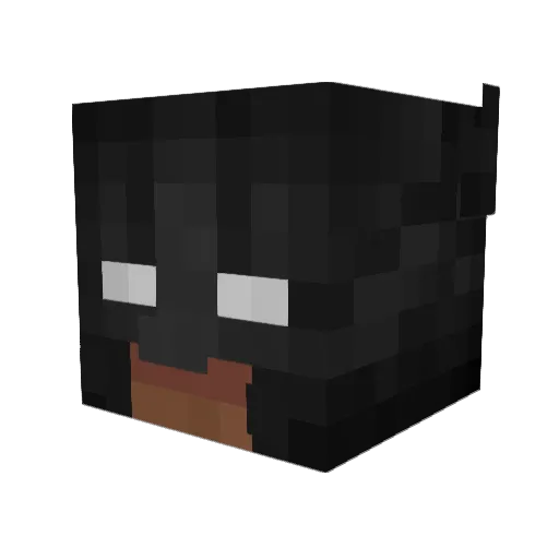 OhortoHantaVirus Minecraft avatar head, 3D render