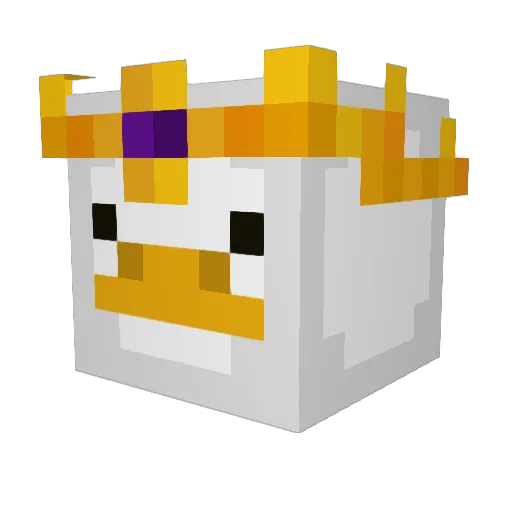 Ohsius Minecraft avatar head, 3D render