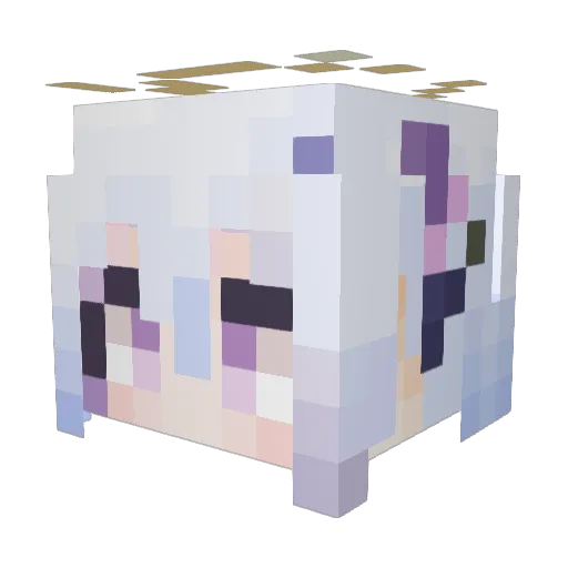 OiCkilL Minecraft avatar head, 3D render