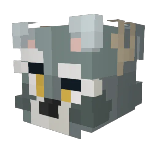 Oi_Olli Minecraft avatar head, 3D render