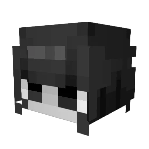 OijiOni Minecraft avatar head, 3D render