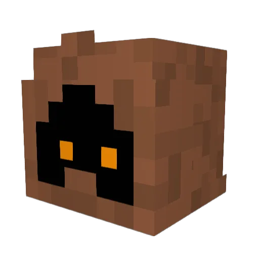 Oikwata Minecraft avatar head, 3D render