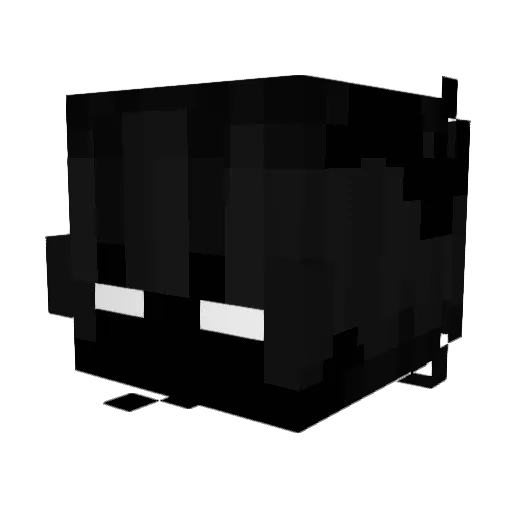 Oil08 Minecraft avatar head, 3D render