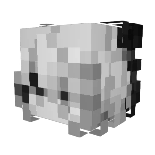 Oine123 Minecraft avatar head, 3D render