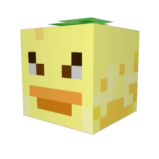 OiorOy Minecraft avatar head, 3D render