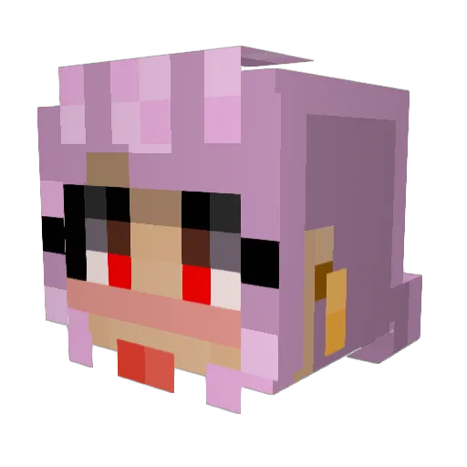 Oitsu23 Minecraft avatar head, 3D render