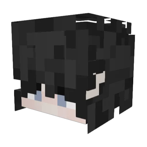 Oj178366 Minecraft avatar head, 3D render