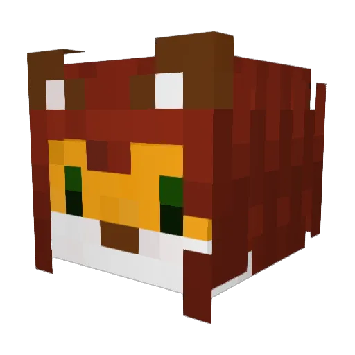 Oja_5963 Minecraft avatar head, 3D render